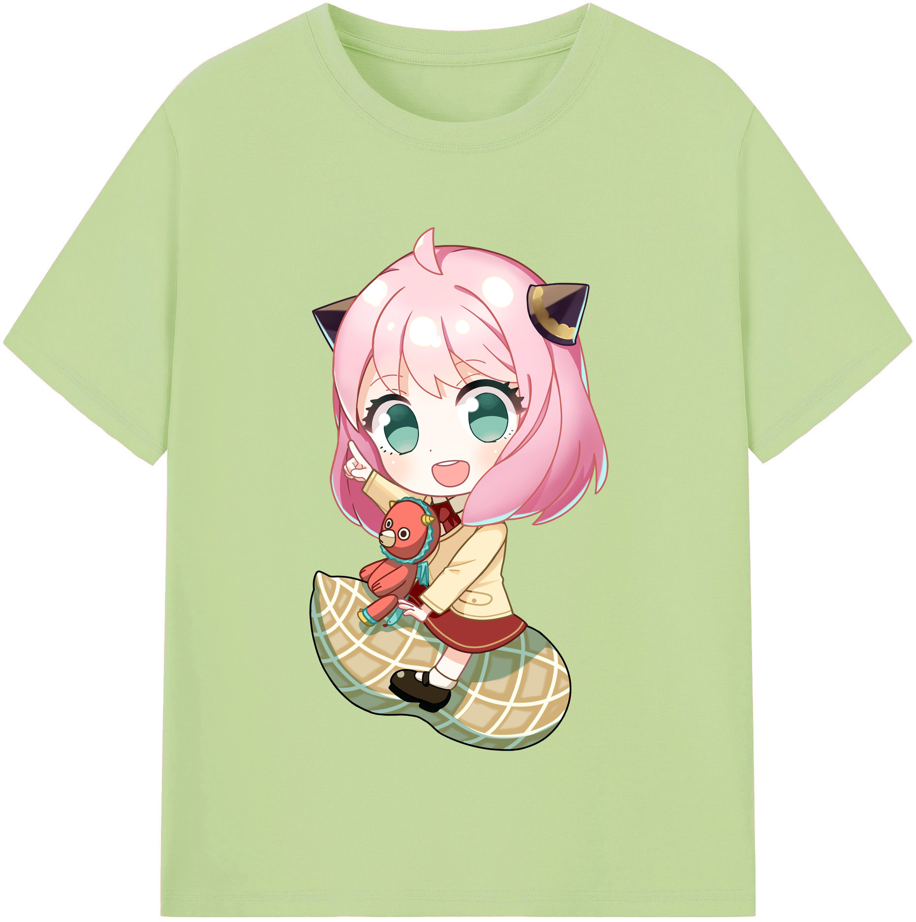 （画像用） SPY×FAMILY间谍家家酒 綿100％半袖Tシャツ（フロントプリント）